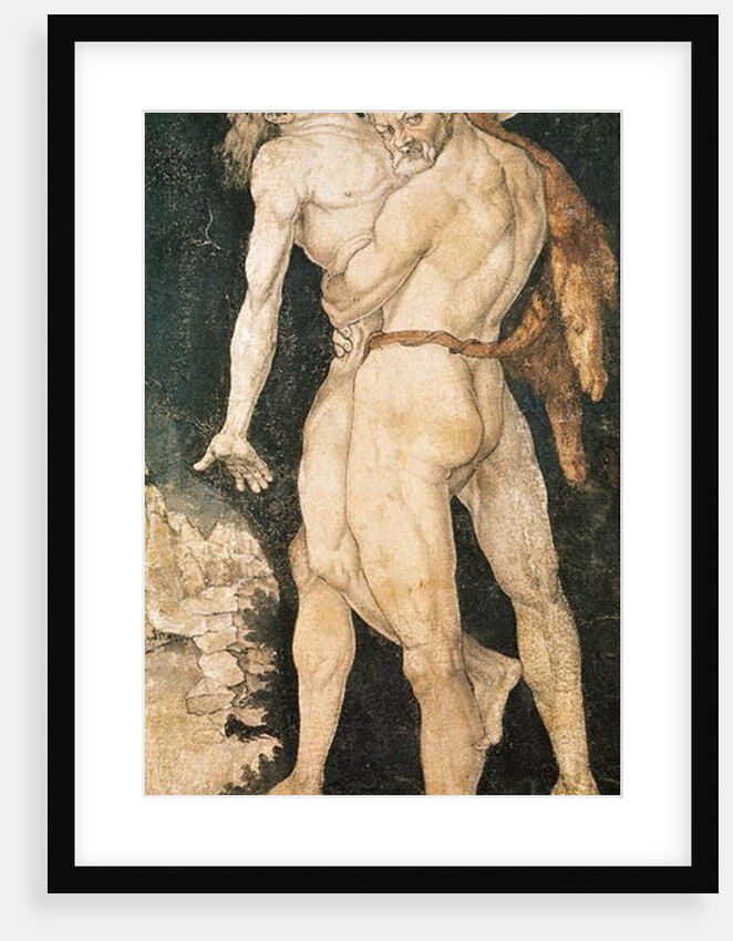 Hercules and Antaeus, c.1530 by Hans Baldung Grien