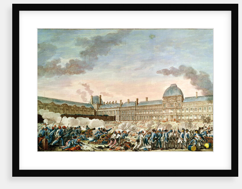 The 10th August 1792, 1792-93 by Charles Monnet