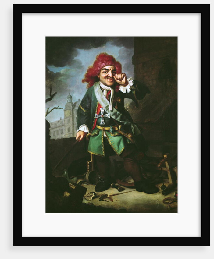 Portrait of Clemens Perkeo, Fool at the Court of Heidelberg by Johann Georg Dathan