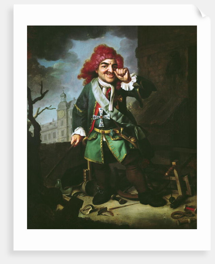 Portrait of Clemens Perkeo, Fool at the Court of Heidelberg by Johann Georg Dathan