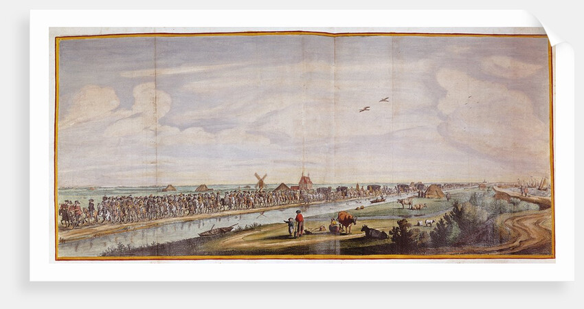 Entrance of Marie de' Medici into Holland in 1639 by French School