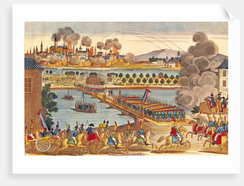 Siege of Vienna, 10th May 1809 by French School