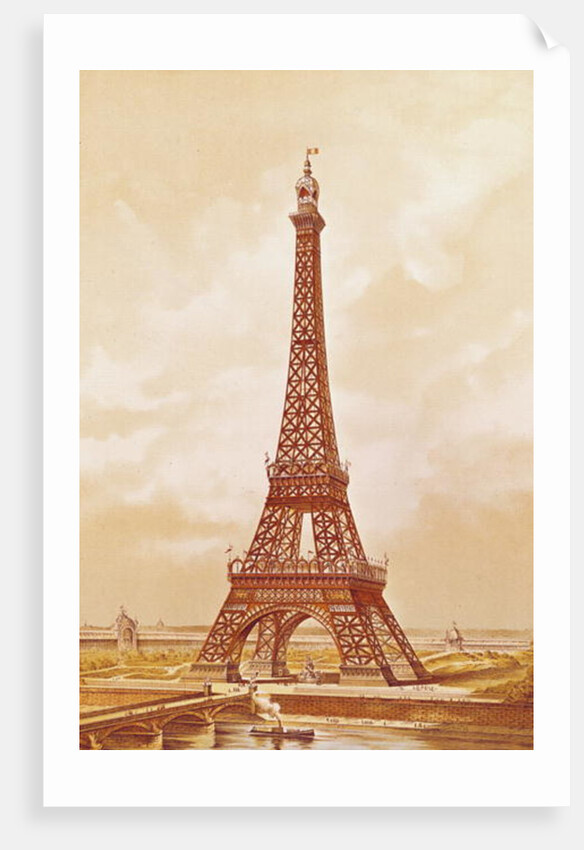 The Eiffel Tower, 1889 by French School