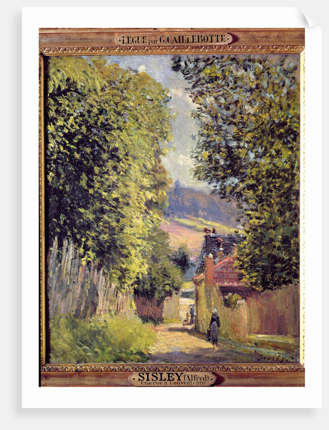 A Road in Louveciennes, 1883 by Alfred Sisley