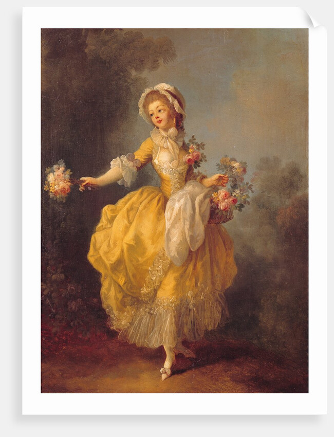 Dancer with a Bouquet by Jean-Frederic Schall
