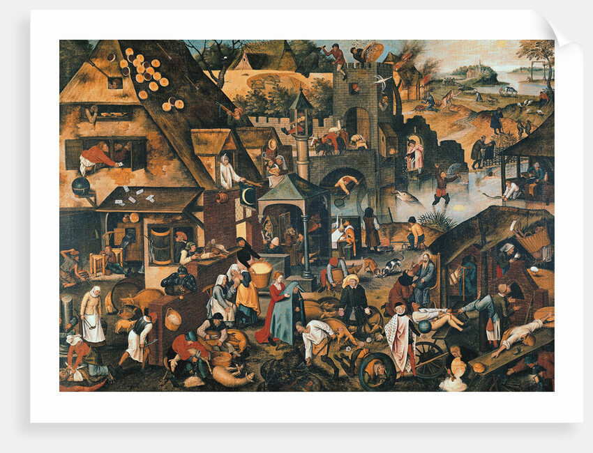 Flemish Proverbs by Pieter the Younger Brueghel