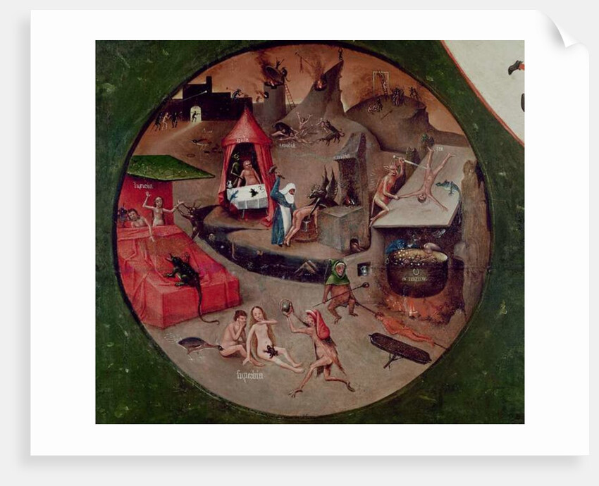Tabletop of the Seven Deadly Sins and the Four Last Things by Hieronymus Bosch