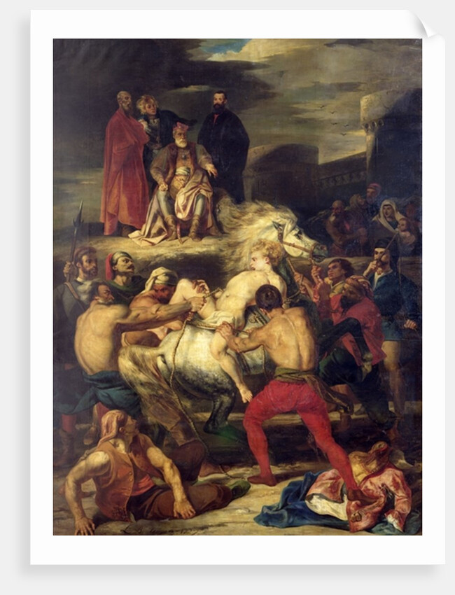 Mazeppa, 1827 by Louis Boulanger