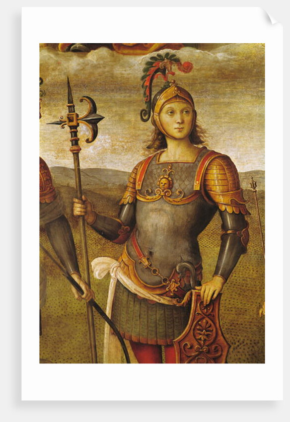 Horatius Cocles, from the Hall of Audience, 1496-1500 by Pietro Perugino
