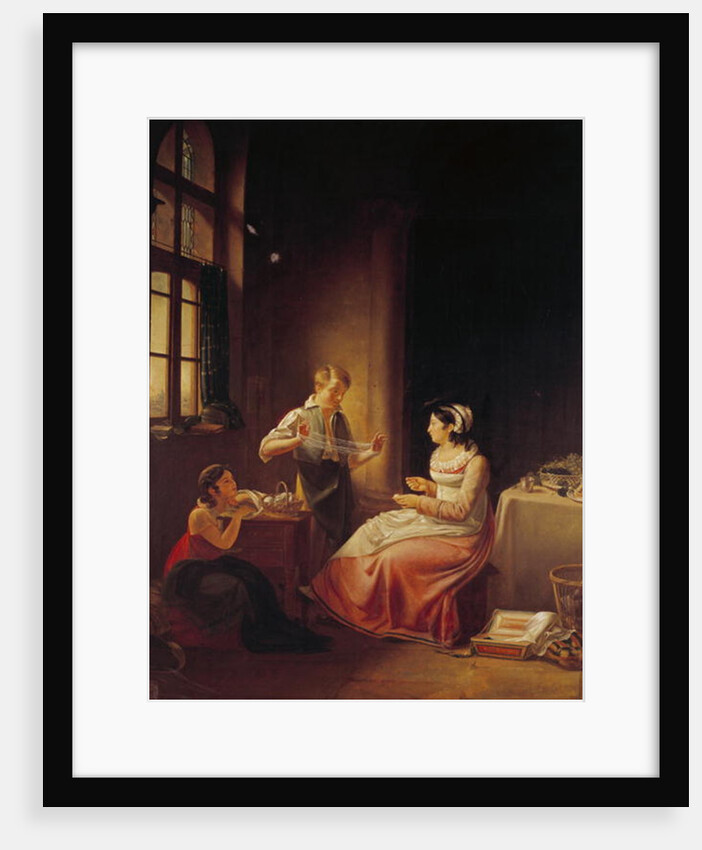 Interior of a House in Macon by Pierre Victor Olagnon