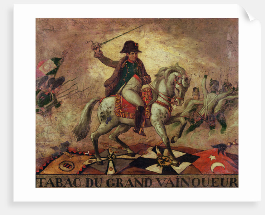 Tabac du Grand Vainqueur, tobacconist's sign depicting Napoleon I by French School