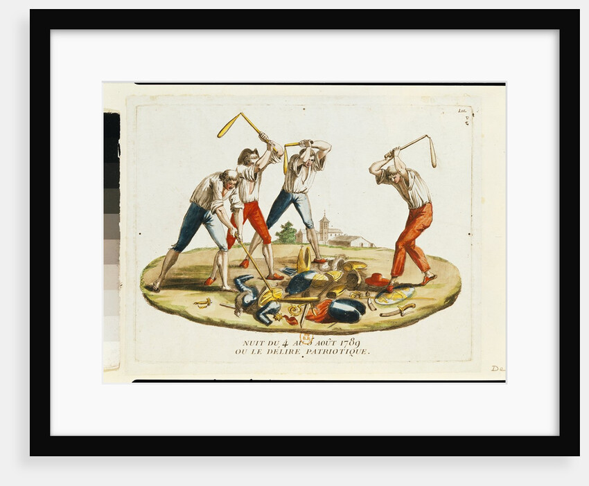 Night of the 4th August 1789 or, the Patriotic Delirium by French School