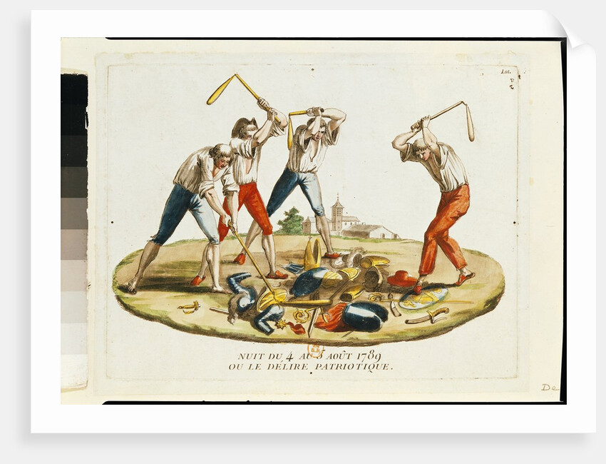 Night of the 4th August 1789 or, the Patriotic Delirium by French School
