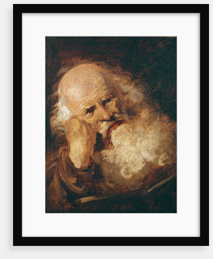Head of an Old Man by Jean-Honore Fragonard