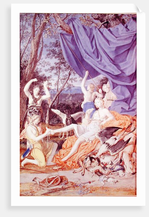 Francoise Louis de la Baume le Blanc Mademoiselle de la Valliere, as Diana by Joseph Werner