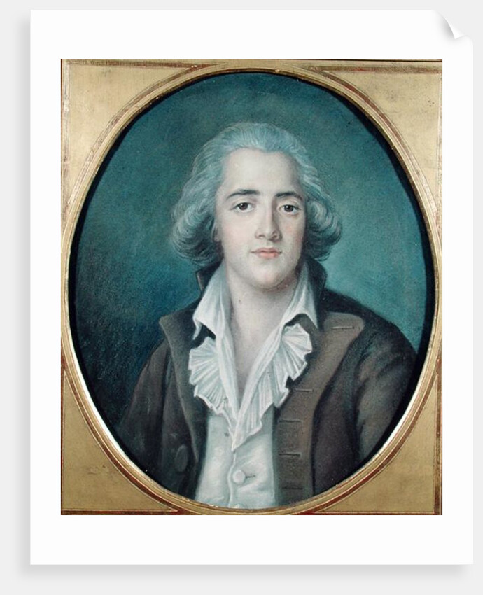 Portrait of Francois Rene Vicomte de Chateaubriand, c.1786 by French School