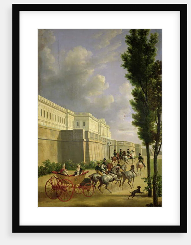 Napoleon I and Marie-Louise Leaving for the Hunt in Compiegne, 1811 by Jean and Vernet Antoine (1758-1836) Bidauld