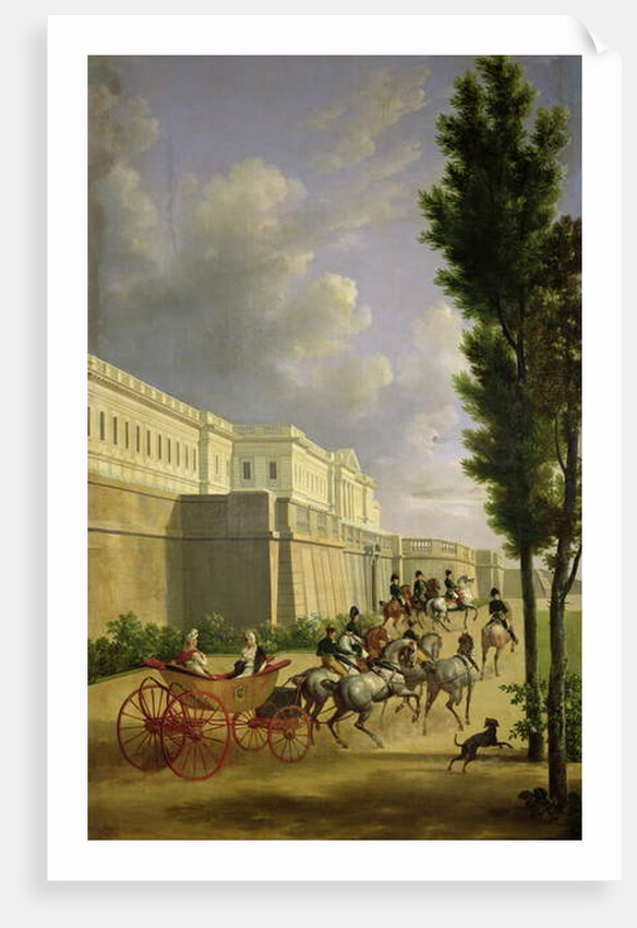 Napoleon I and Marie-Louise Leaving for the Hunt in Compiegne, 1811 by Jean and Vernet Antoine (1758-1836) Bidauld
