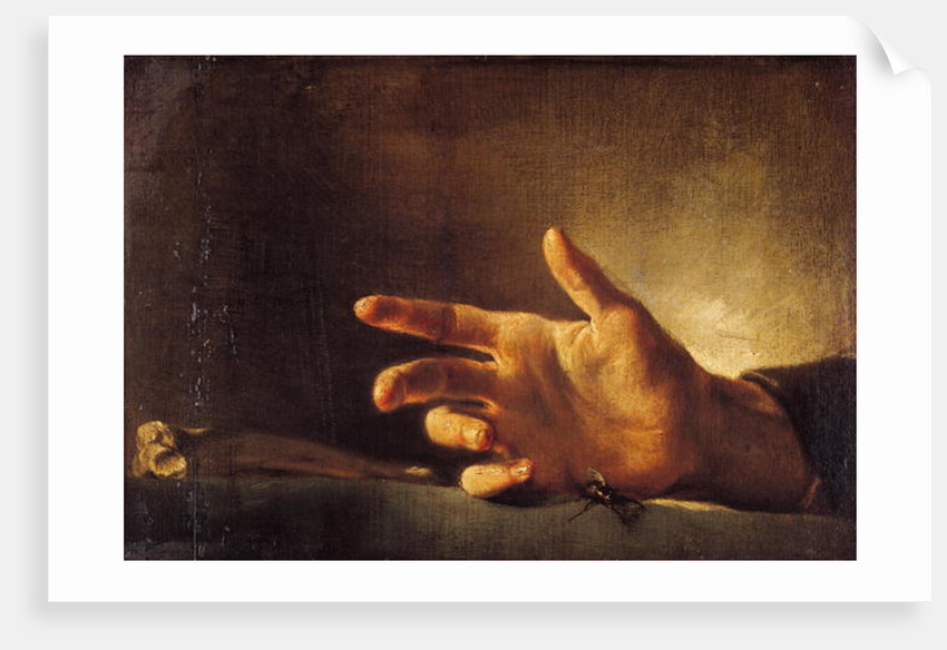 Study of a Hand by Theodore (attr. to) Gericault