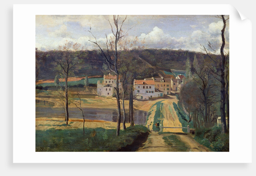 Ville-d'Avray, c.1820 by Jean Baptiste Camille Corot