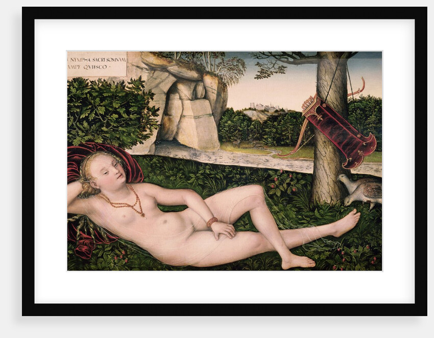 Diana Resting, or The Nymph of the Fountain, 1537 by Lucas the Elder Cranach