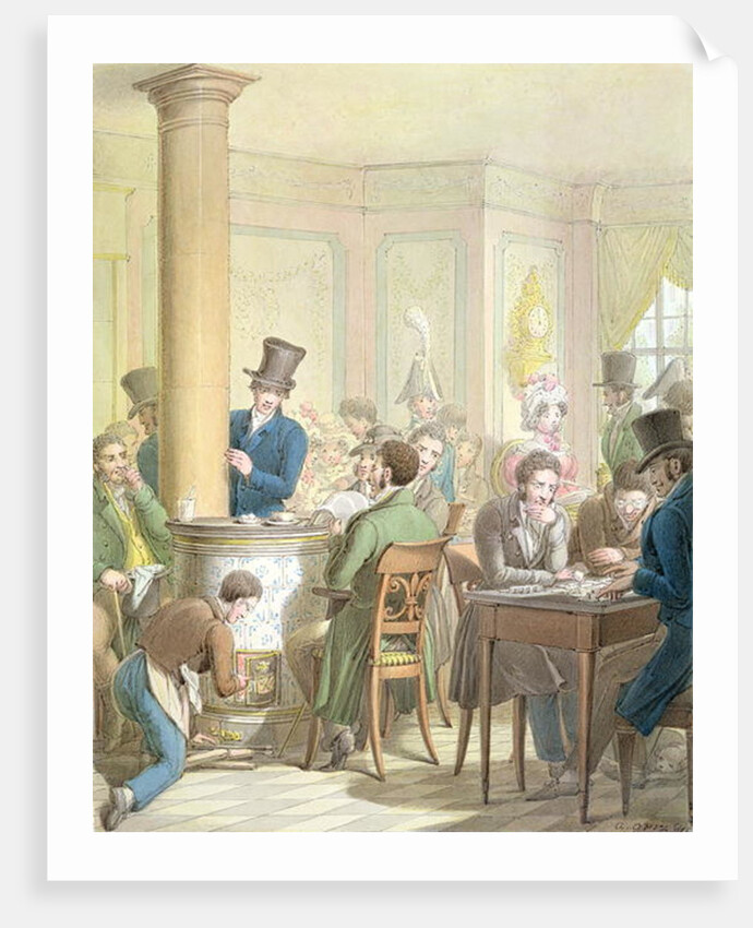 The Cafe de Commerce by Georg Emanuel Opitz