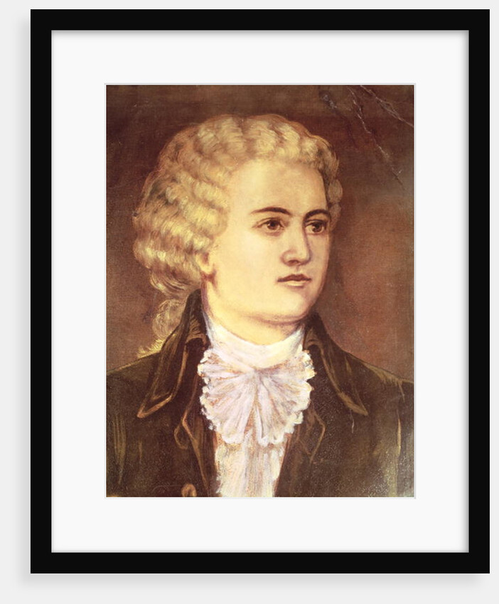 Wolfgang Amadeus Mozart during his stay in Prague in 1787 by Austrian School