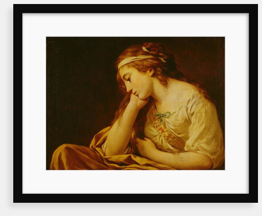 Melancholy by Louis Jean Francois I Lagrenee