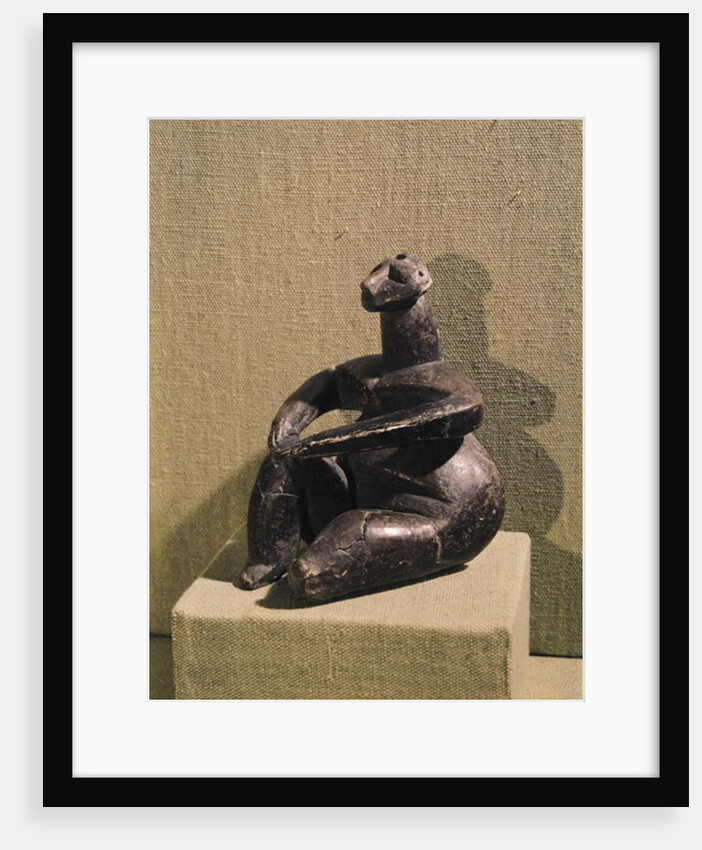 Seated female figure, 3500-2500 BC by Prehistoric Prehistoric