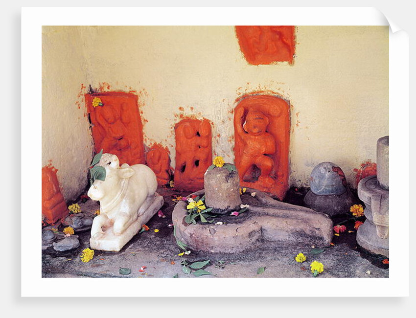A shrine of a chapel on the Ganges by School Indian