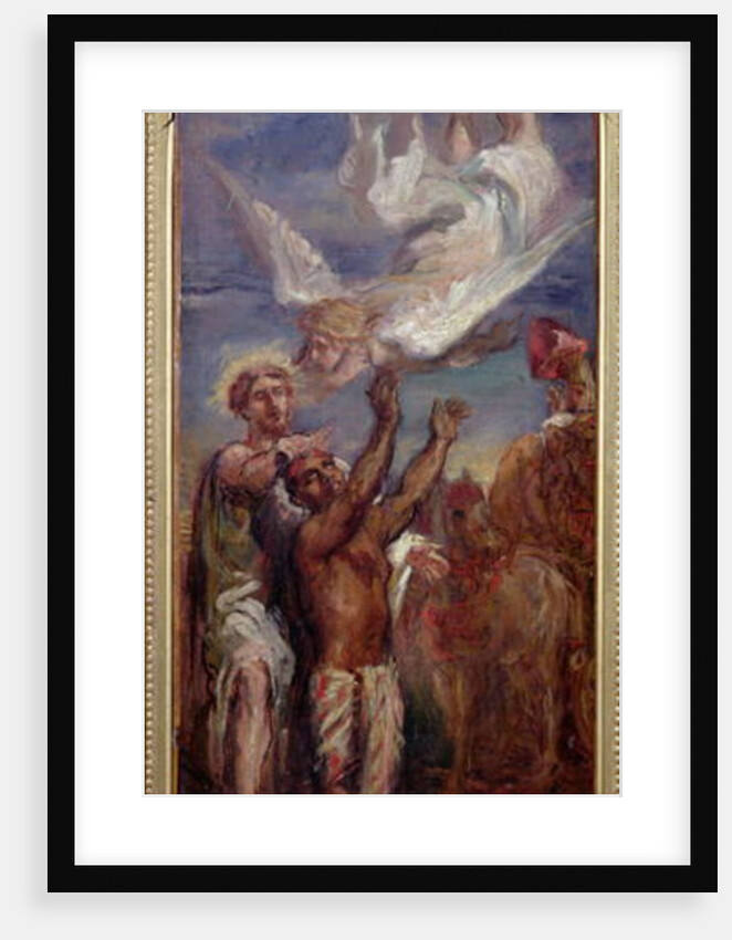 Study for St. Philip Baptising the Eunuch of the Queen of Ethiopia by Theodore Chasseriau