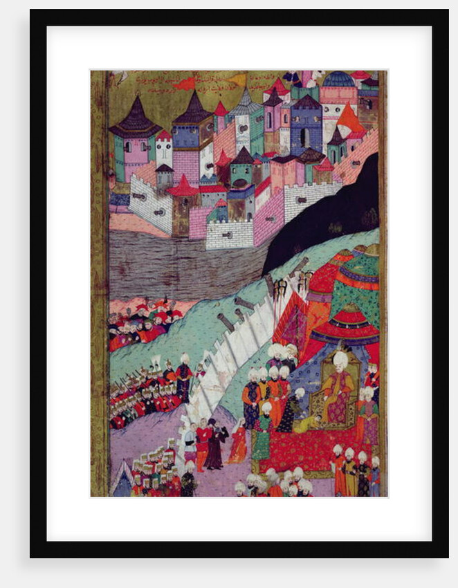 Attack on Belgrade in 1521 by Turkish School