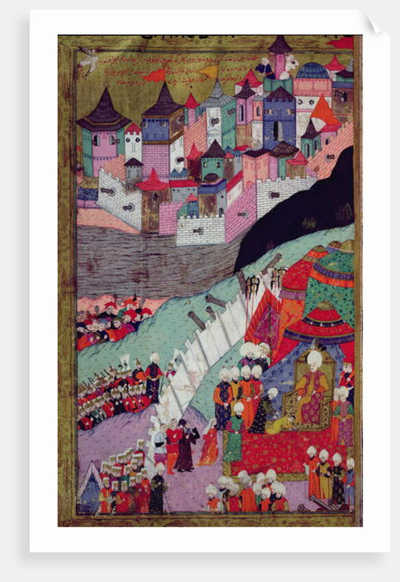 Attack on Belgrade in 1521 by Turkish School