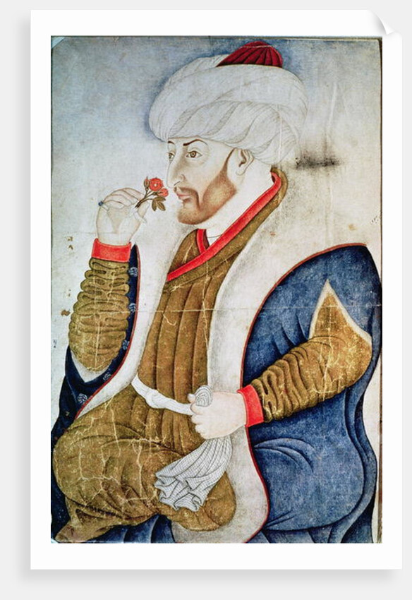Portrait of Sultan Mehmet II, 15th century by School Turkish