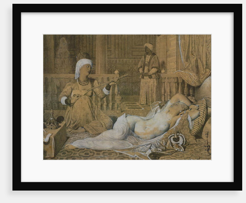 Odalisque with a Slave, 1858 by Jean Auguste Dominique Ingres