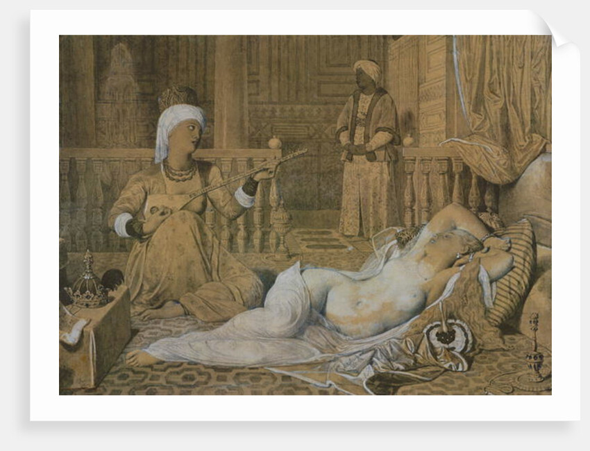 Odalisque with a Slave, 1858 by Jean Auguste Dominique Ingres