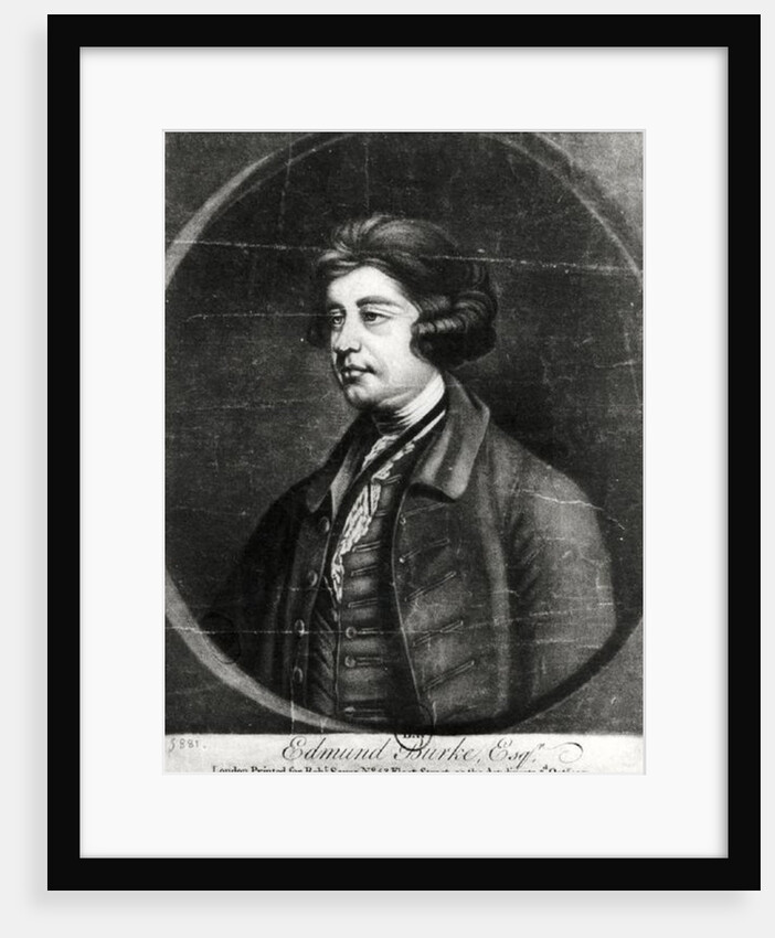 Portrait of Edmund Burke by English School