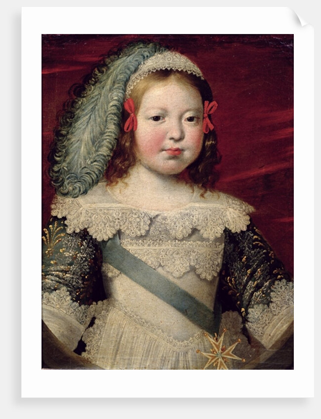 Portrait of Louis XIV as a child, c.1641-42 by Claude Deruet