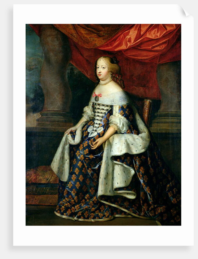 Portrait of Marie-Therese of Austria, after 1660 by Charles Beaubrun