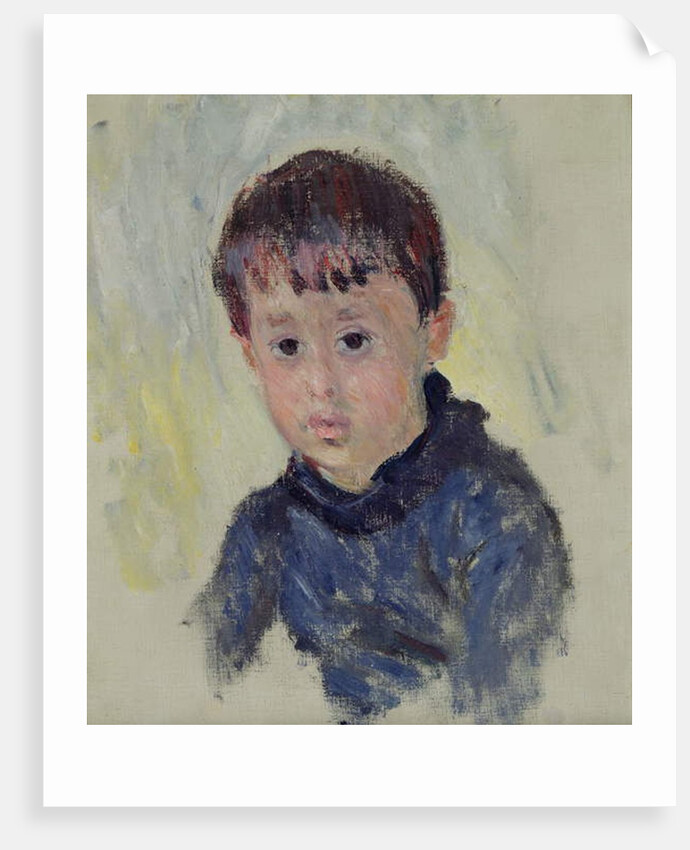 Michel Monet in a Blue Jumper, 1883 by Claude Monet