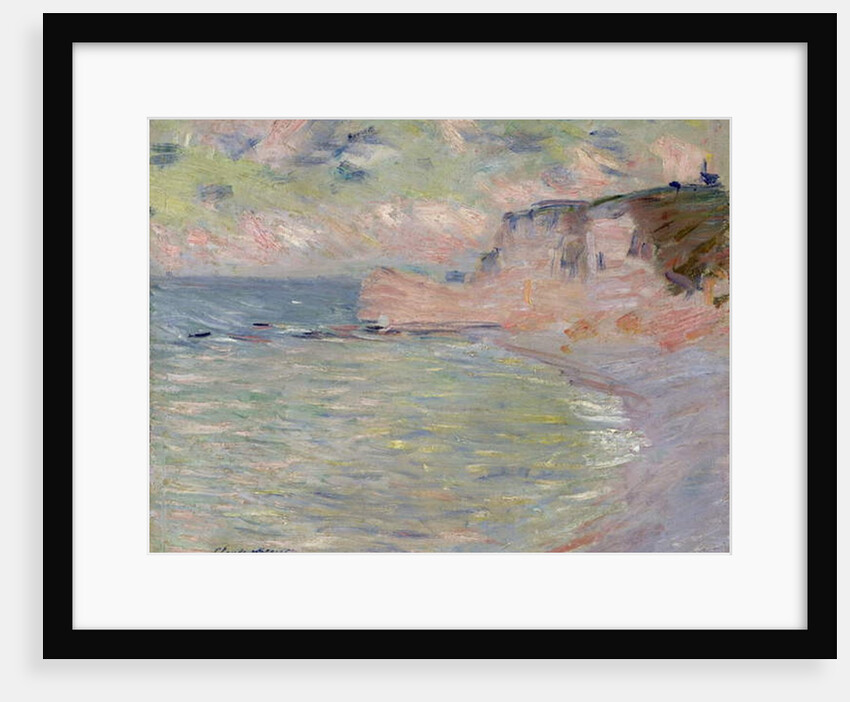 Cliffs and the Porte d'Amont, Morning Effect, 1885 by Claude Monet