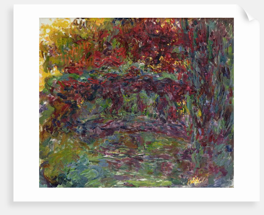 The Japanese Bridge at Giverny, 1918-24 by Claude Monet