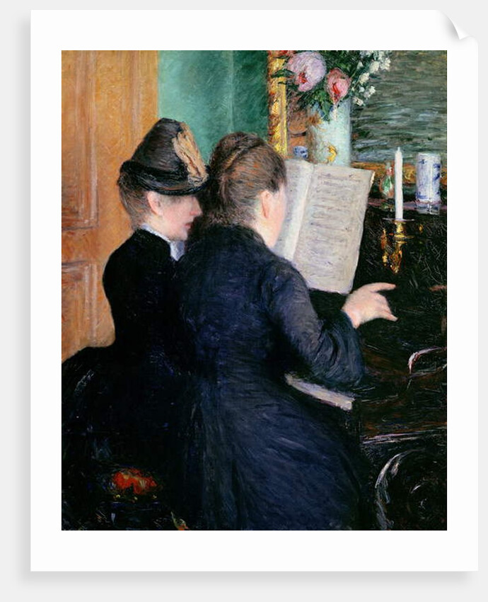 The Piano Lesson, 1881 by Gustave Caillebotte