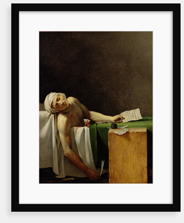 The Death of Marat, 1793 by Jerome Martin Langlois
