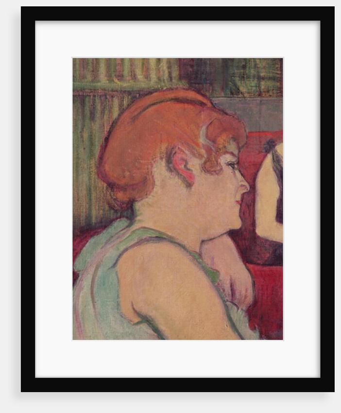 In the Salon at the Rue des Moulins by Henri de Toulouse-Lautrec