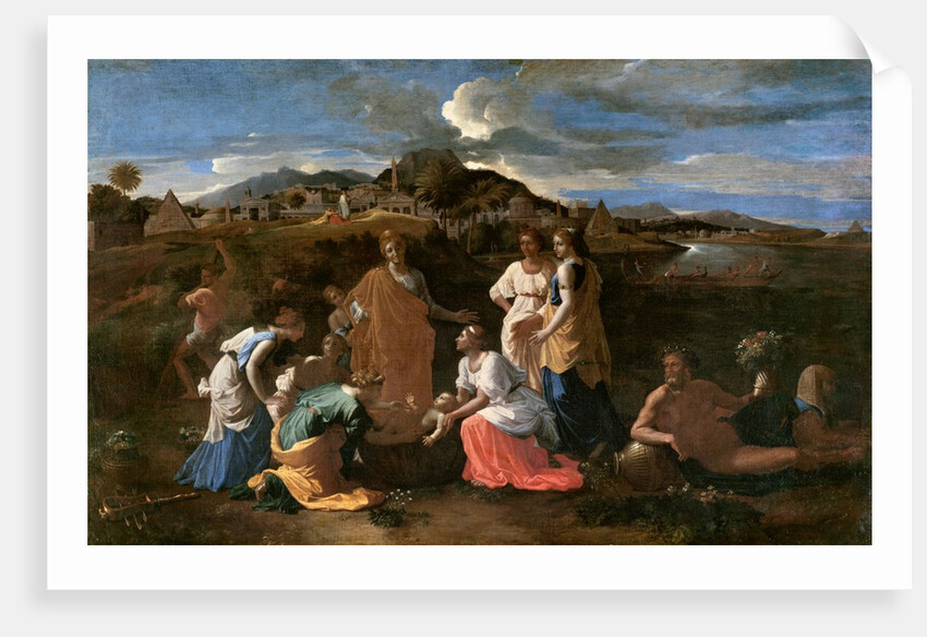 Moses Rescued from the Water, 1647 by Nicolas Poussin