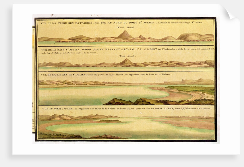 Views of the Port of San Julian, Patagonia by French School