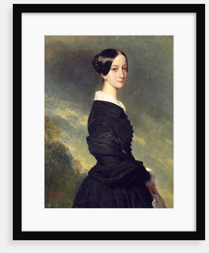 Portrait of Francisca Caroline de Braganca 1844 by Franz Xaver Winterhalter