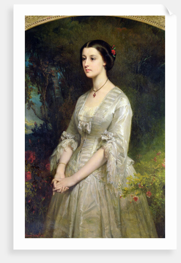 Portrait of Marie de Bonneval, Duchess of Cadore, 1854 by Edouard Louis Dubufe