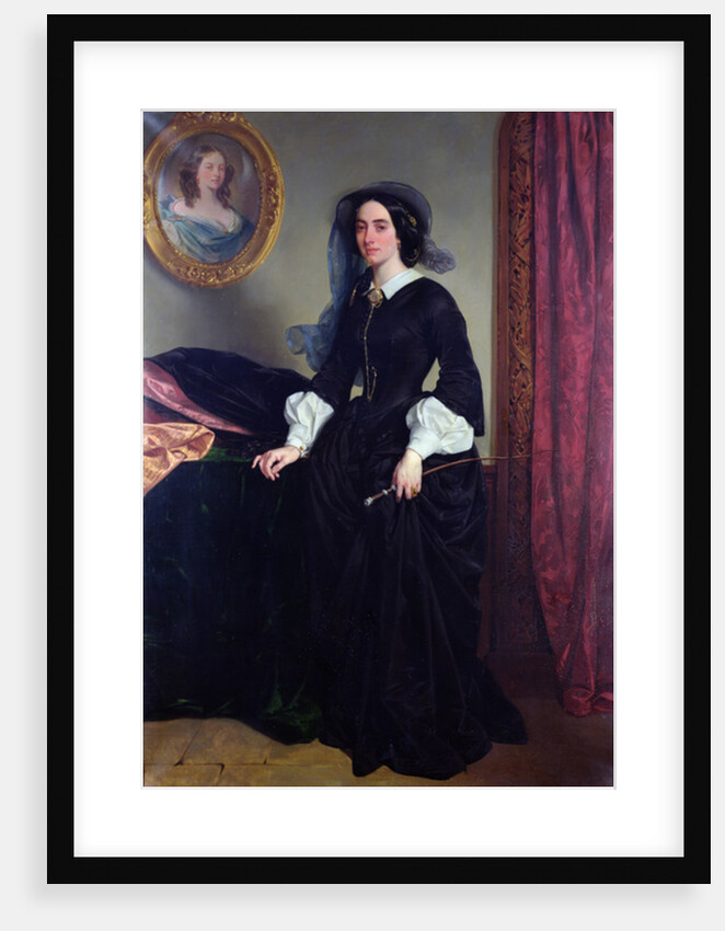 Portrait of Marie Deveria, 1856 by Eugene Deveria